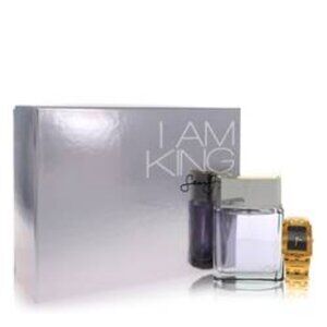I Am King by Sean John - Gift Set -- 3.4 oz Eau De Toilette Spray + Watch